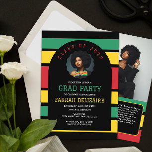Invitation Pan African Photo Graduation Party