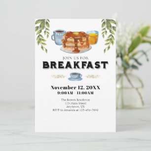 Invitation Pancake Breakfast