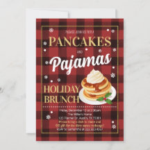 Pancakes and Pajamas Christmas Party