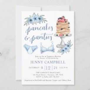 Invitation Pancakes & culottes Brunch Fête des mariées
