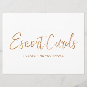 Invitation Pancarte "Cartes d'accompagnement" de mariage   Ro