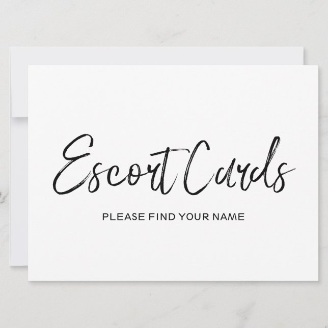 Invitation Pancarte "Cartes de placement" de mariage | Lettre (Devant)