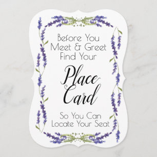 Invitation Pancarte de carton