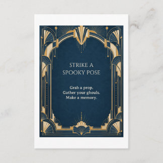 Invitation Pancarte de photomaton Halloween Midnight Arcade