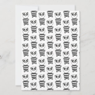 Invitation Panda Kids