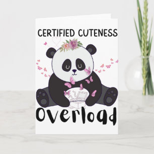 Invitation Panda mignon drôle