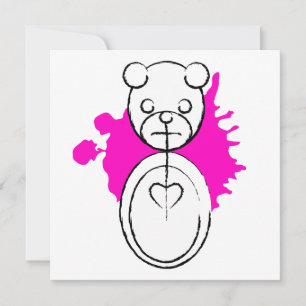 Invitation panda splatz