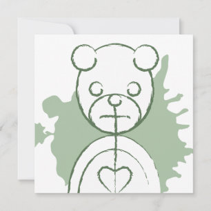 Invitation panda splatz