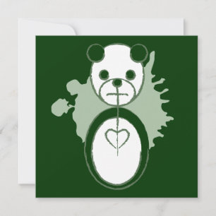 Invitation panda splatz