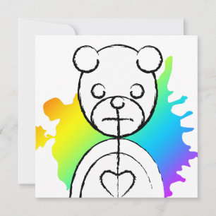 Invitation panda splatz