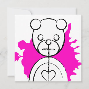 Invitation panda splatz