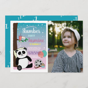 Invitation Panda Stwood Party Anniversaire Films Popcorn Phot