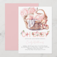 Panier bébé Floral Élégant Baby shower