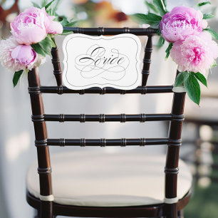 Invitation Panneau de mariage élégant pour la mariée avec bor