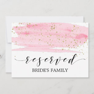 Invitation Panneau de réservation de mariage à l'aquarelle ro