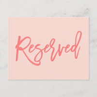 Panneau de réservation de mariage élégant et letté