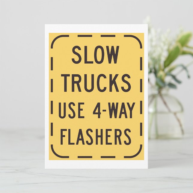 Invitation Panneau de signalisation pour camions lents (Créateur téléchargé)