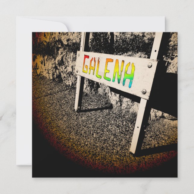 Invitation panneau latéral de galène (Devant)