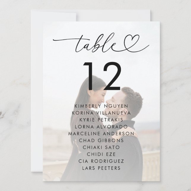 Invitation Panneau Mariage de 5,5 po x 7,5 po (Devant)