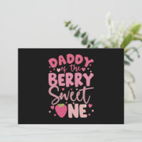 Papa Du Berry Sweet One Strawberry Anniversaire