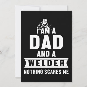 Invitation Papa Et Soudeur Soudage Métal Fer Profession Cadea