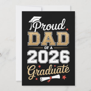 Invitation Papa fier d'un diplômé de la promotion 2026