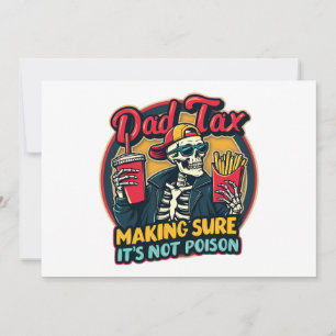 Invitation Papa Impôt S'assurer que ce n'est pas du poison Dr