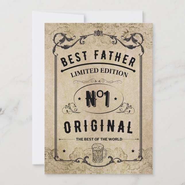 Invitation Papa Life, Best Life (Devant)