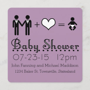 Invitation Papa moderne personnalisé d'icône de baby shower