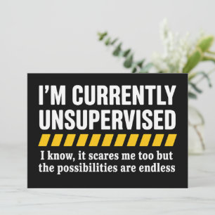 Invitation Papa sarcastique Fête des Pères Actuellement sans 