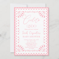 Papel Picado Baby shower Girl