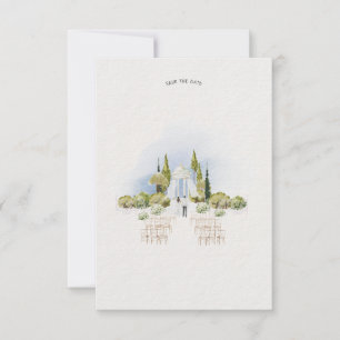 Invitation Papeterie de mariage personnalisable "Save the Dat