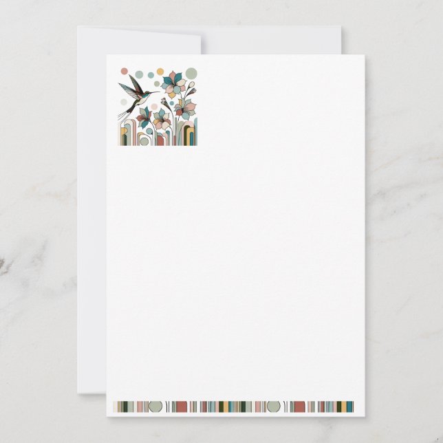 Invitation papeterie décorative (Devant)