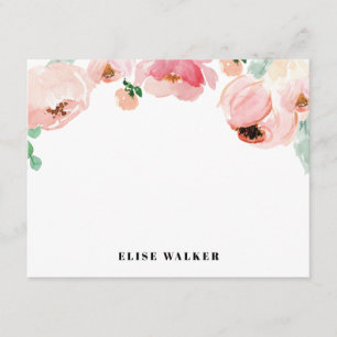Invitation Papeterie personnalisée par florale de ressort