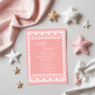 Invitation Papier mexicain Picado Cielito Lindo Baby shower