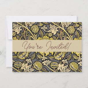 Invitation Papier peint floral Arts & Crafts William Morris W