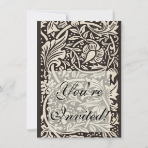 Invitation Papier peint floral Narcisse William Morris