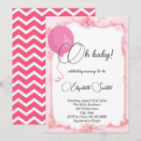 Papier peint zig zag en bulle rose, baby shower