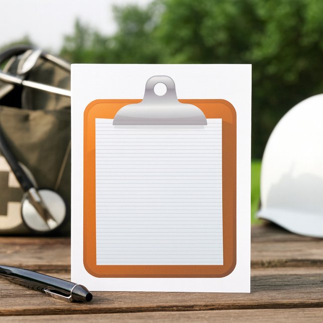 Invitation Papier Sur Un Porte - bloc (Créateur téléchargé)