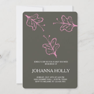 Invitation papillon