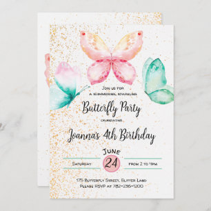 Invitation papillon