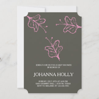 Invitation papillon