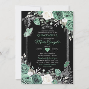 Invitation Papillon coing Dusty Vert Mexicain Charra Mis