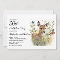 Papillon de feuillage floral de cerf nouveau-né 50