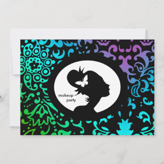Invitation Papillon d'invitation de maquillage Femme GBP