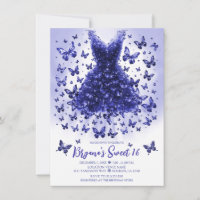Papillon en Tanzanite Robe Pierre de Naissance Déc