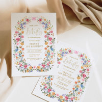 Papillon Fleur sauvage Wreath Premier 1er annivers