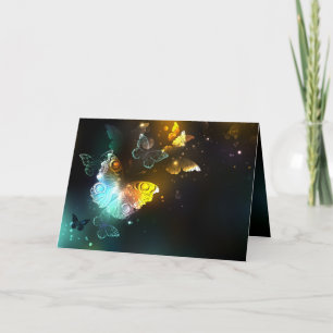 Invitation Papillon lumineux et papillons de nuit