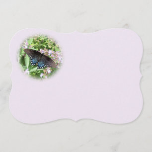 Invitation Papillon ou Carte de vœux - Personnalis