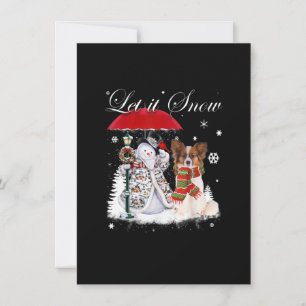 Invitation Papillon Père Noël Chien Noël Snowman Xmas Pyjama